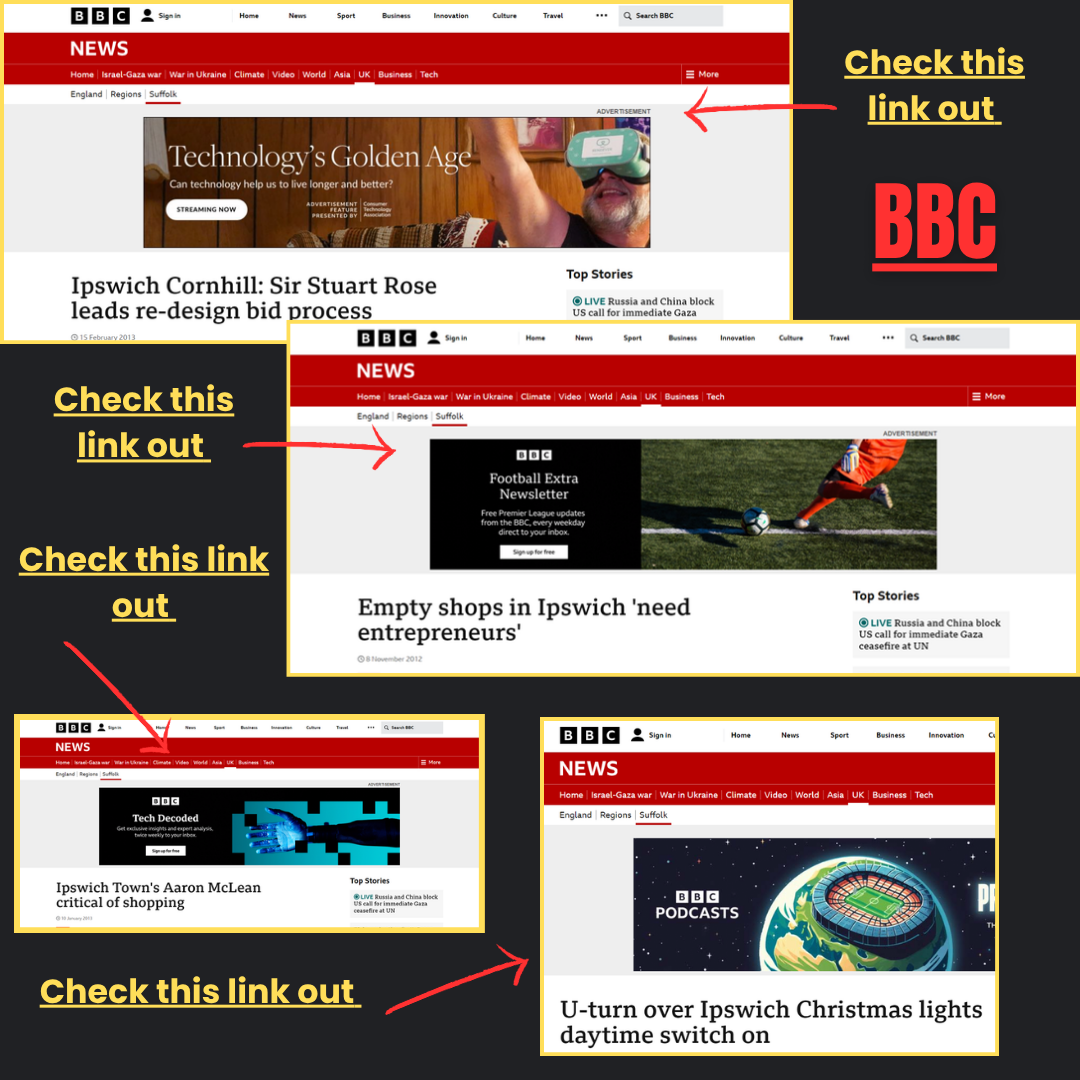 Boost My Class multiple link placements on BBC news coverage